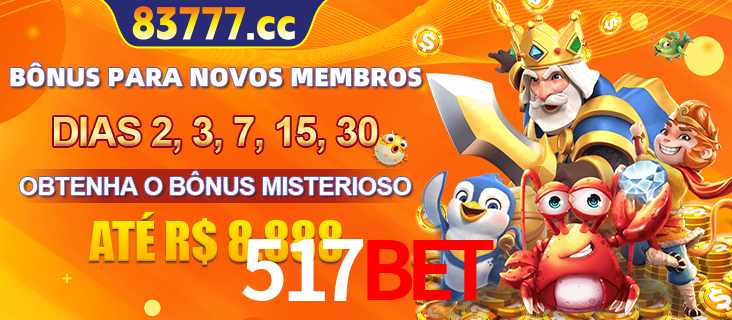 Anúncio dos benefícios para Membro VIP Sênior na plataforma 517bet, incluindo bônus promocionais, semanais e mensais, ilustrado com o personagem Fortune Tiger.